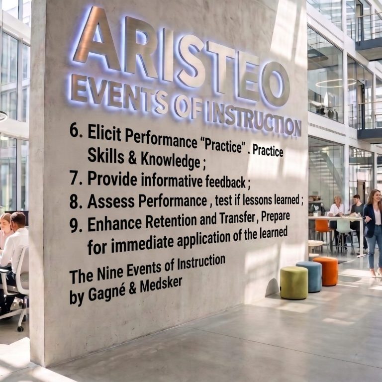 SALES & VERKOOP TRAININGEN | ARISTEO B2B |THE 9 EVENTS OF INSTRUCTION | GAGNÉ & MEDSKER SALES & VERKOOP TRAININGEN | ARISTEO B2B |THE 9 EVENTS OF INSTRUCTION | GAGNÉ & MEDSKER